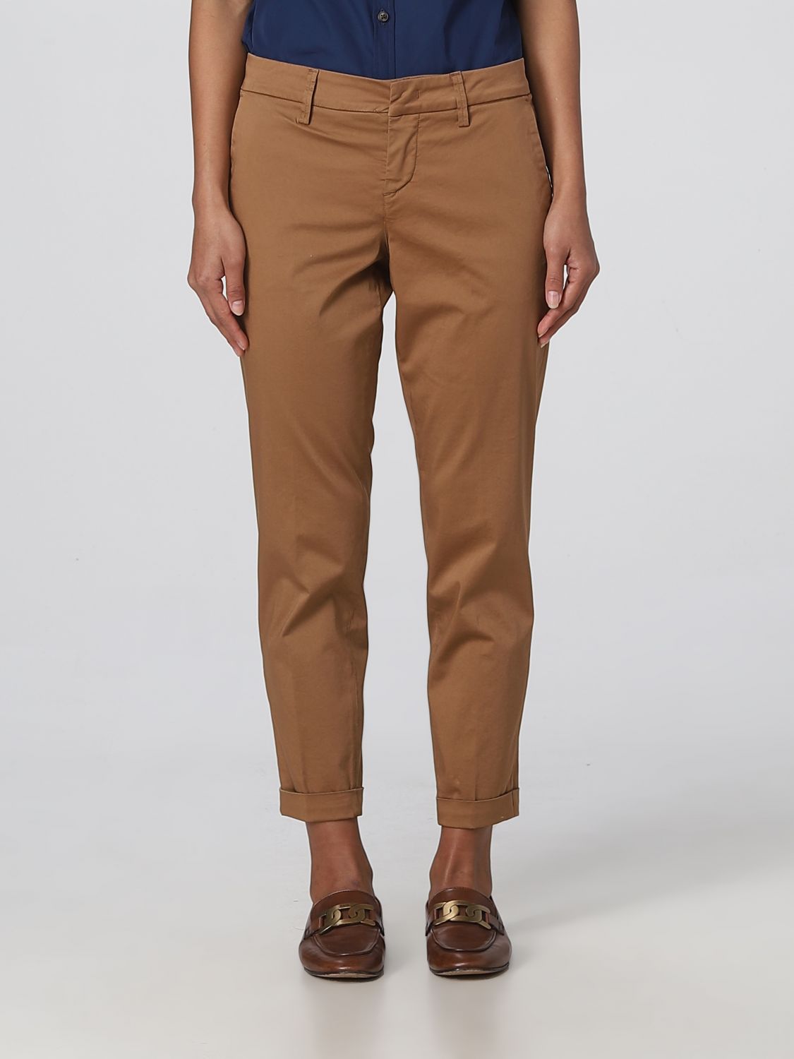 Fay Trousers FAY Woman colour Brown