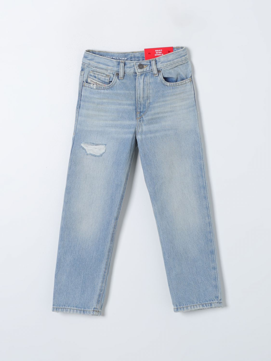 Diesel Trousers DIESEL Kids colour Denim