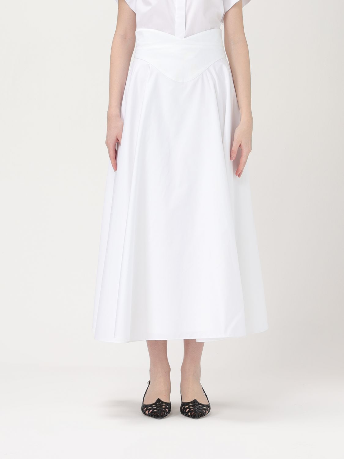 Alexander McQueen Skirt ALEXANDER MCQUEEN Woman color White