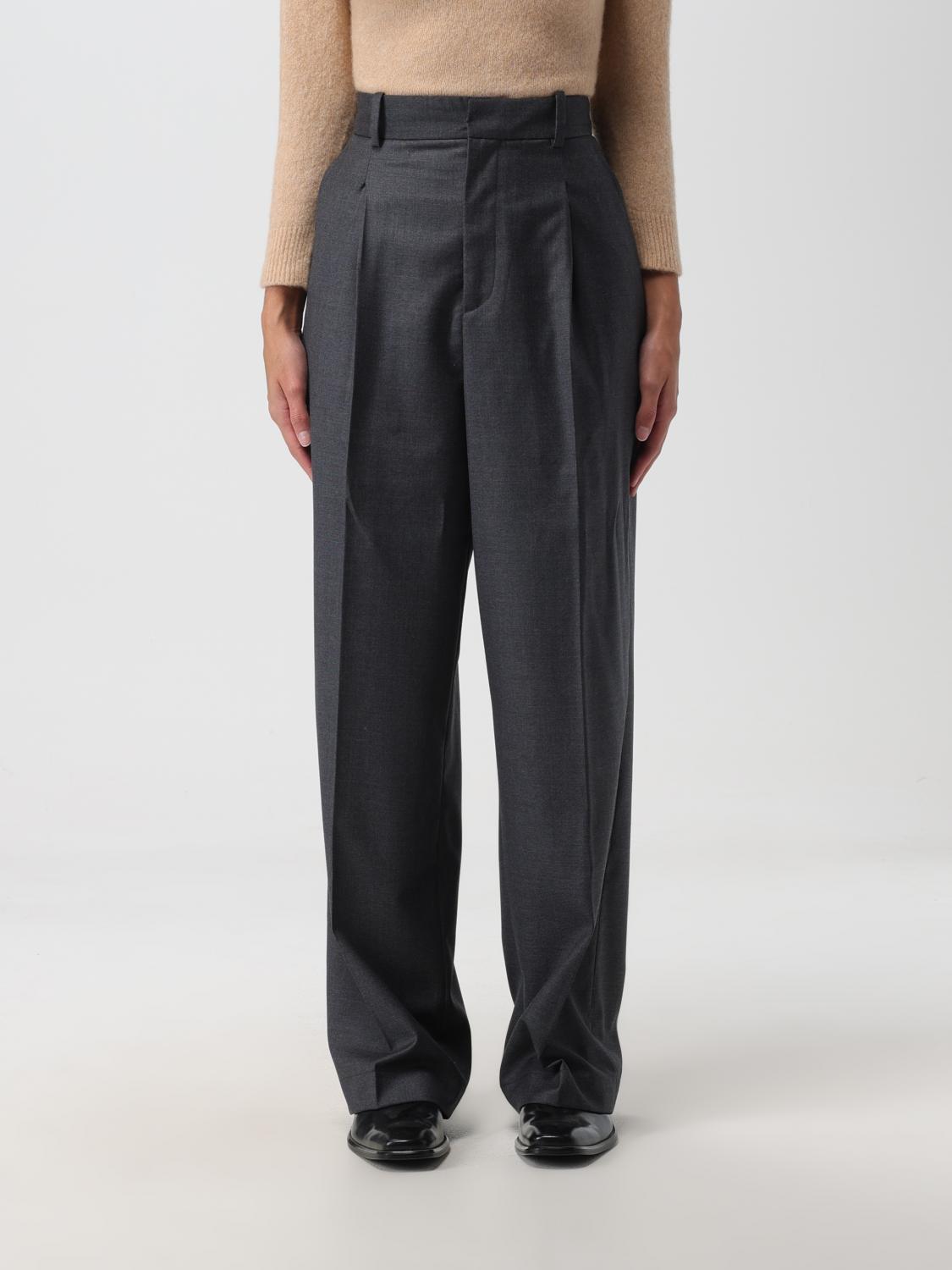 Roberto Collina Trousers ROBERTO COLLINA Woman colour Charcoal