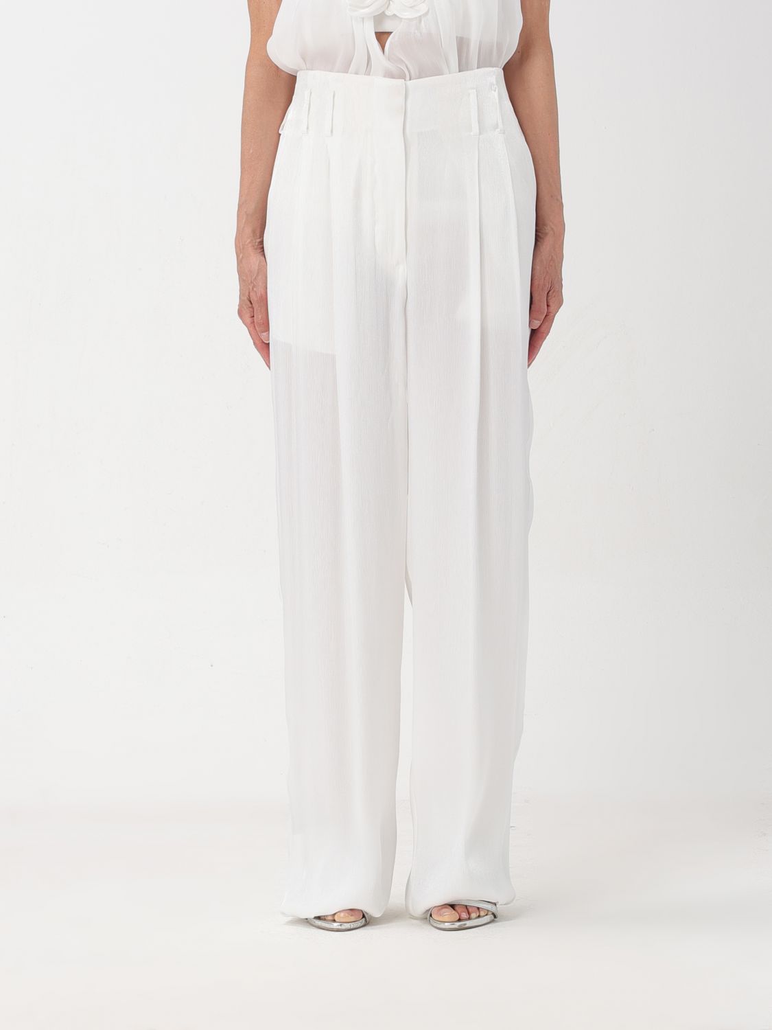 Genny Trousers GENNY Woman colour White