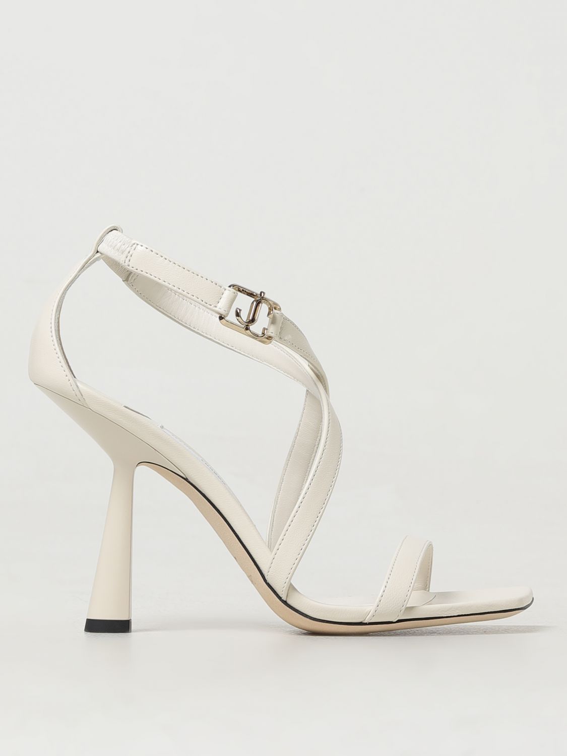 Jimmy Choo Heeled Sandals JIMMY CHOO Woman colour Yellow Cream