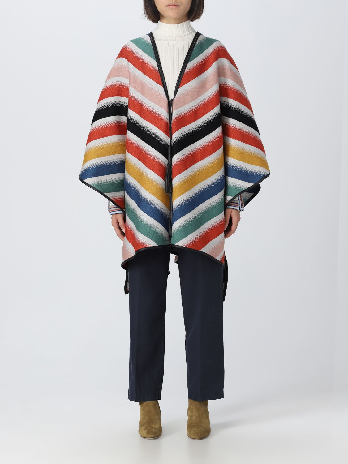 Etro Cloak ETRO Woman colour Multicolor