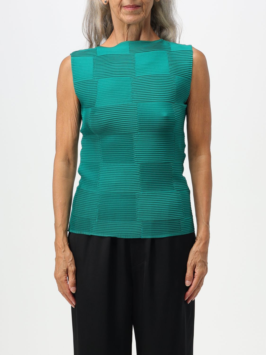 Issey Miyake Top ISSEY MIYAKE Woman colour Green