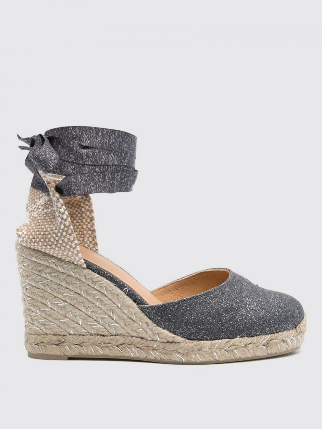 Castañer Wedge Shoes CASTAÑER Woman color Grey