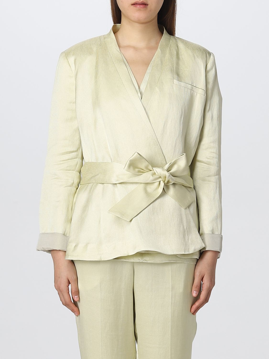 Alysi Jacket ALYSI Woman colour Yellow