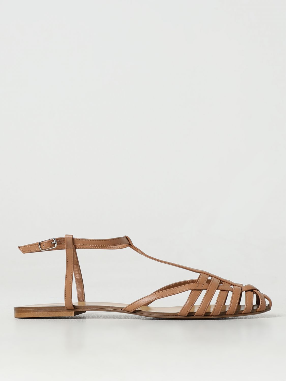 Anna F. Flat Sandals ANNA F. Woman colour Natural