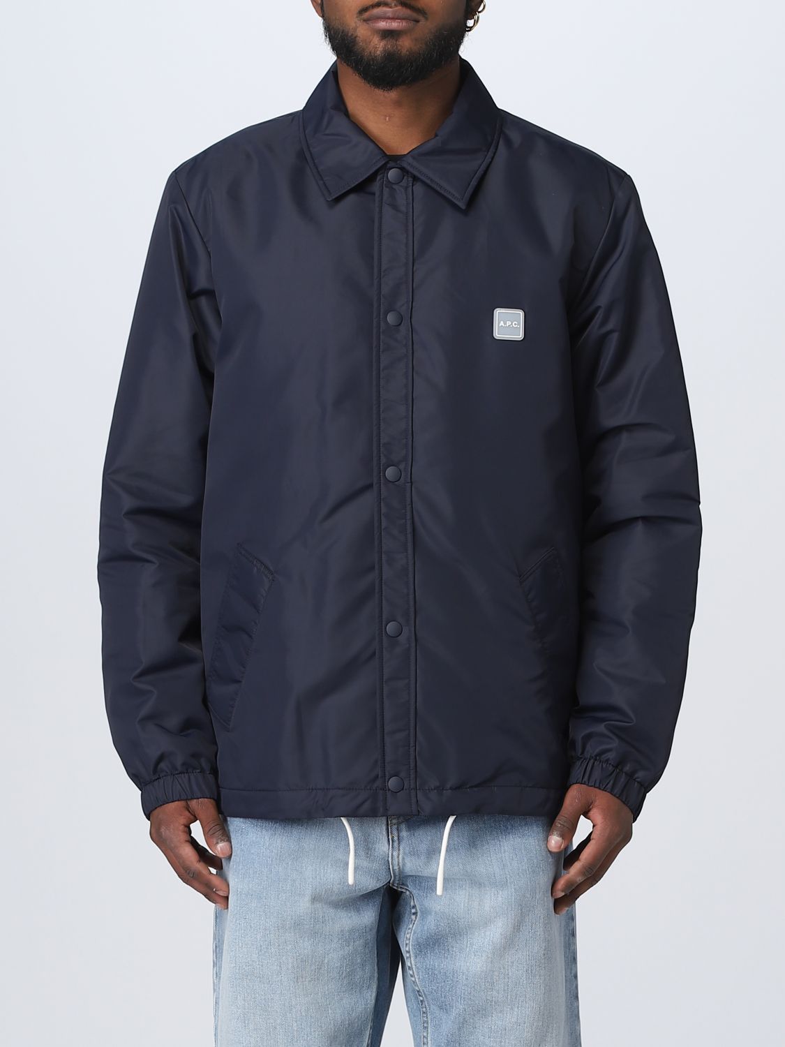 A.P.C. Jacket A.P.C. Men colour Marine