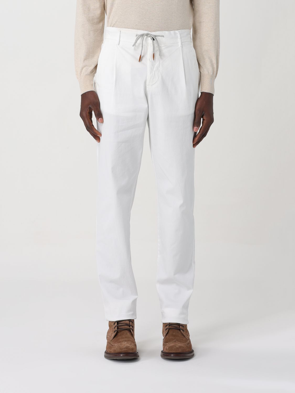 Eleventy Trousers ELEVENTY Men colour White