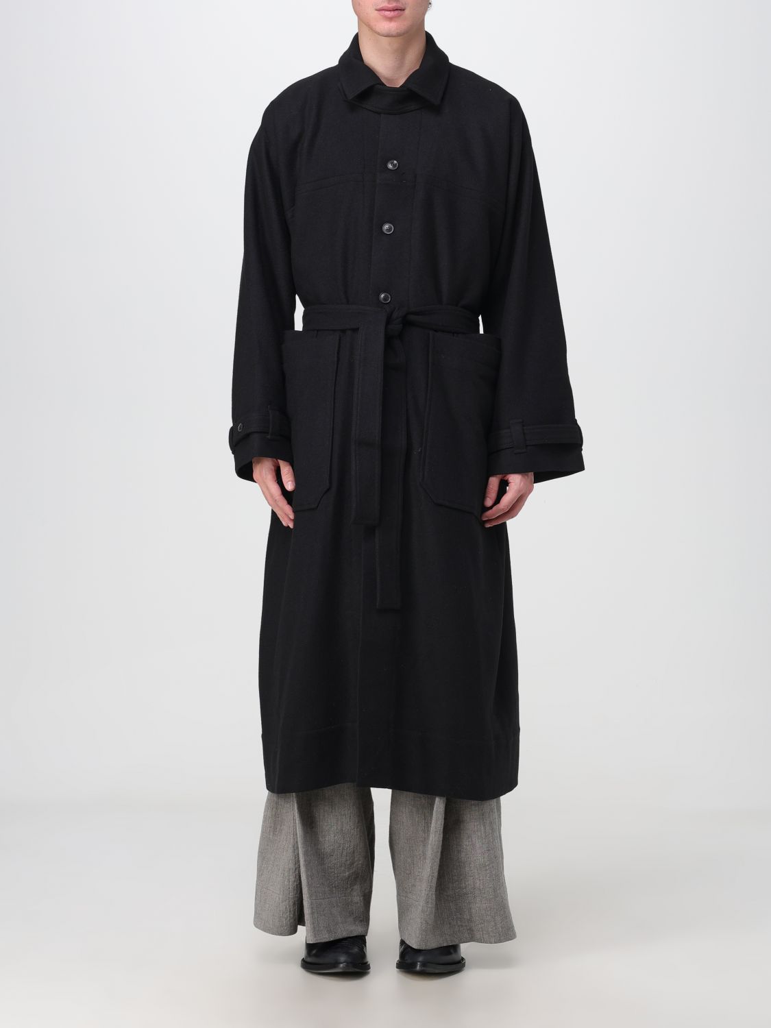 Jan-Jan Van Essche Coat JAN-JAN VAN ESSCHE Men colour Black