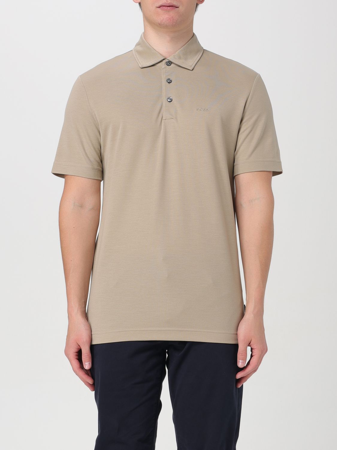 BOSS Polo Shirt BOSS Men colour Beige