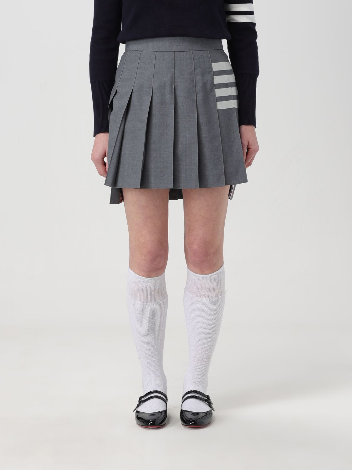 Thom Browne Skirt THOM BROWNE Woman colour Grey