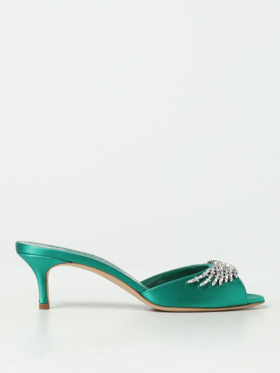 Manolo Blahnik Heeled Sandals MANOLO BLAHNIK Woman colour Green