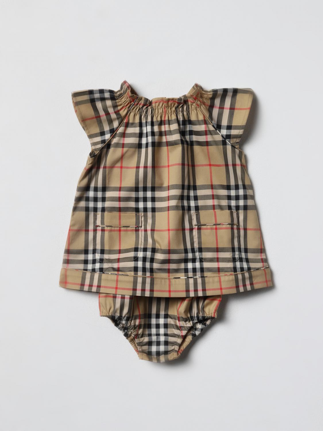 Burberry Romper BURBERRY Kids colour Beige