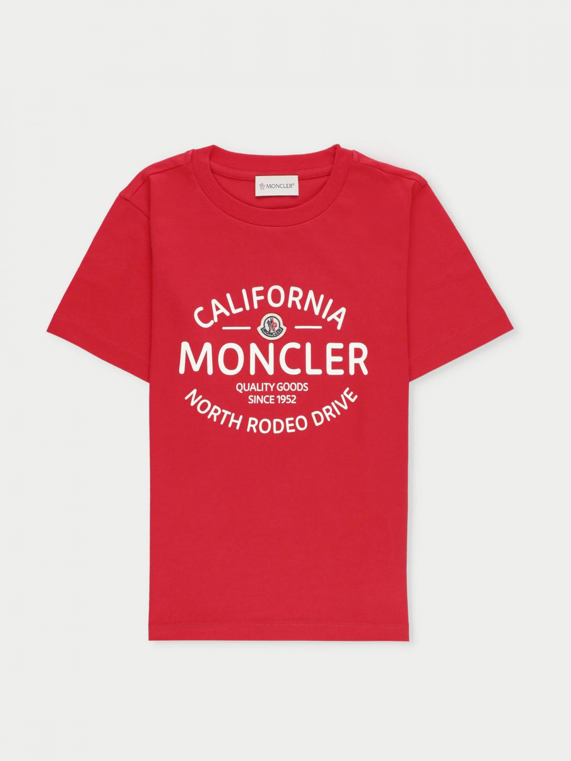 Moncler T-Shirt MONCLER Kids color Red