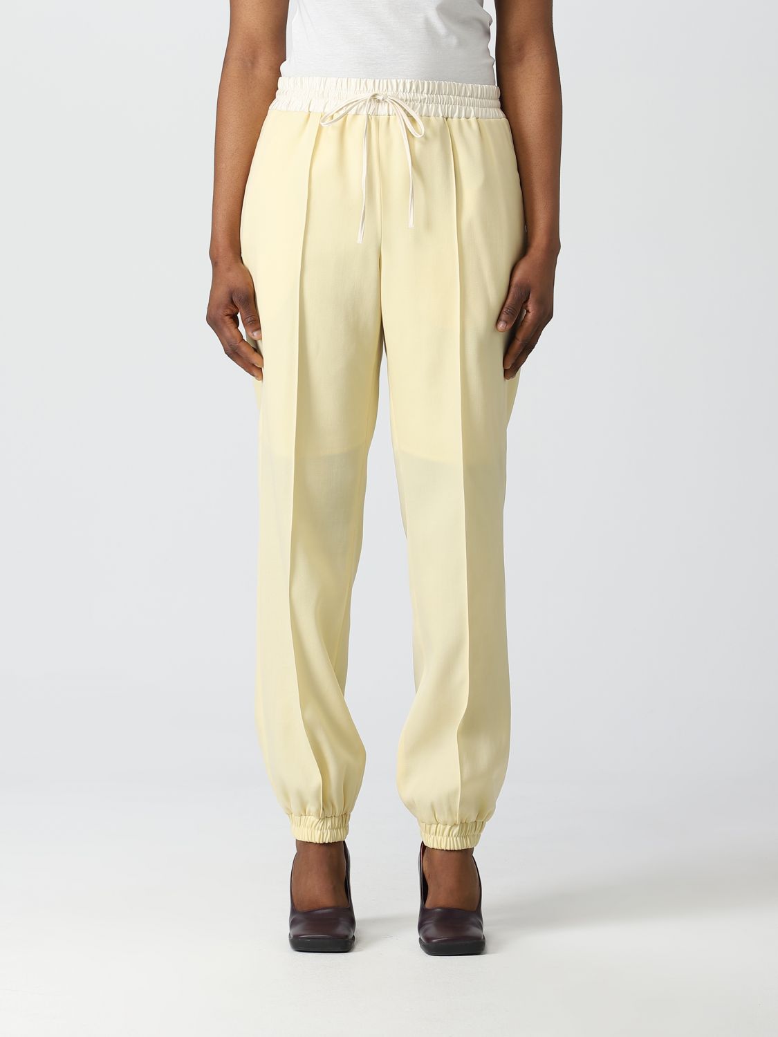 Jil Sander Trousers JIL SANDER Woman colour Cream