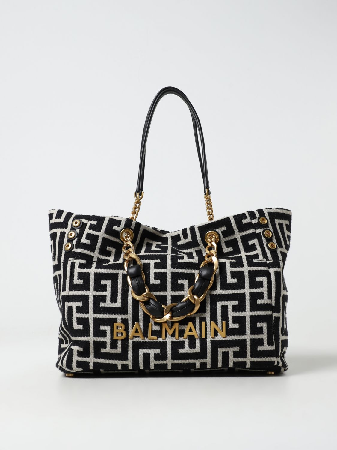 Balmain Tote Bags BALMAIN Woman colour Ivory