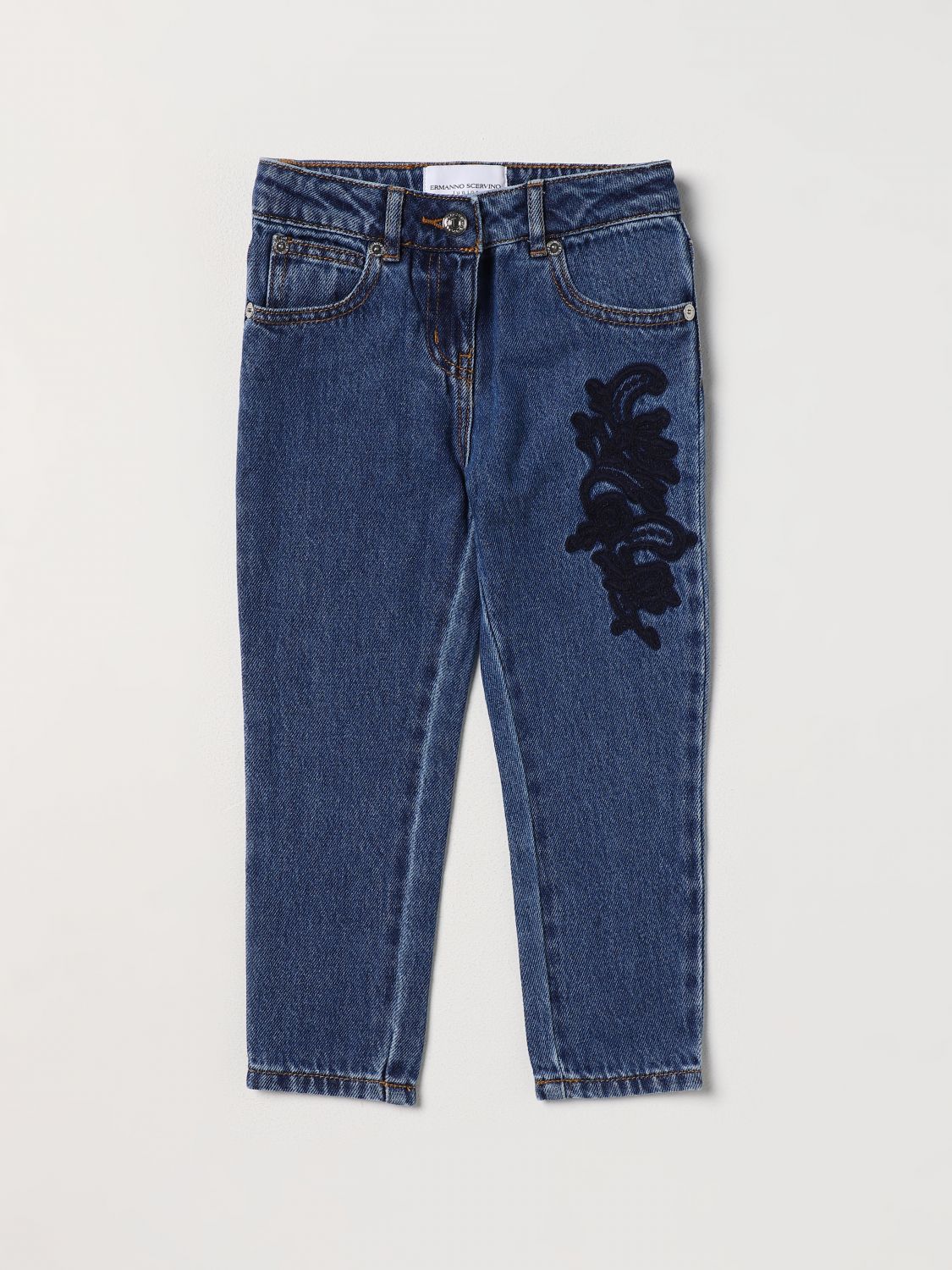 Ermanno Scervino Junior Trousers ERMANNO SCERVINO JUNIOR Kids colour Blue