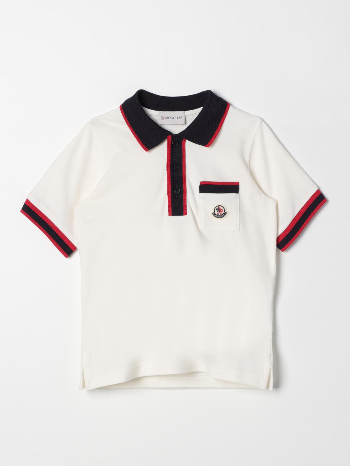 Moncler Polo Shirt MONCLER Kids colour White