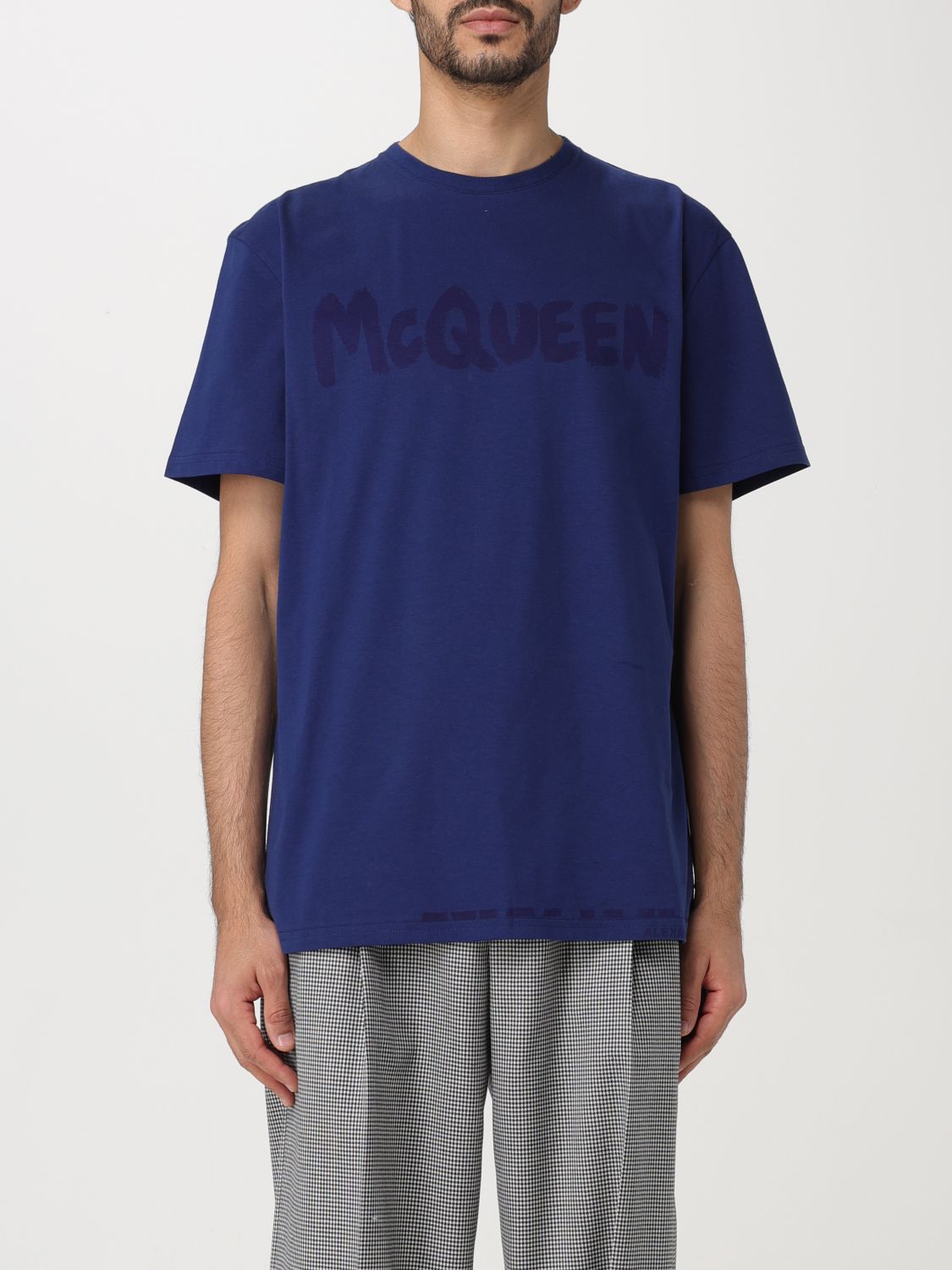 Alexander McQueen T-Shirt ALEXANDER MCQUEEN Men colour Blue