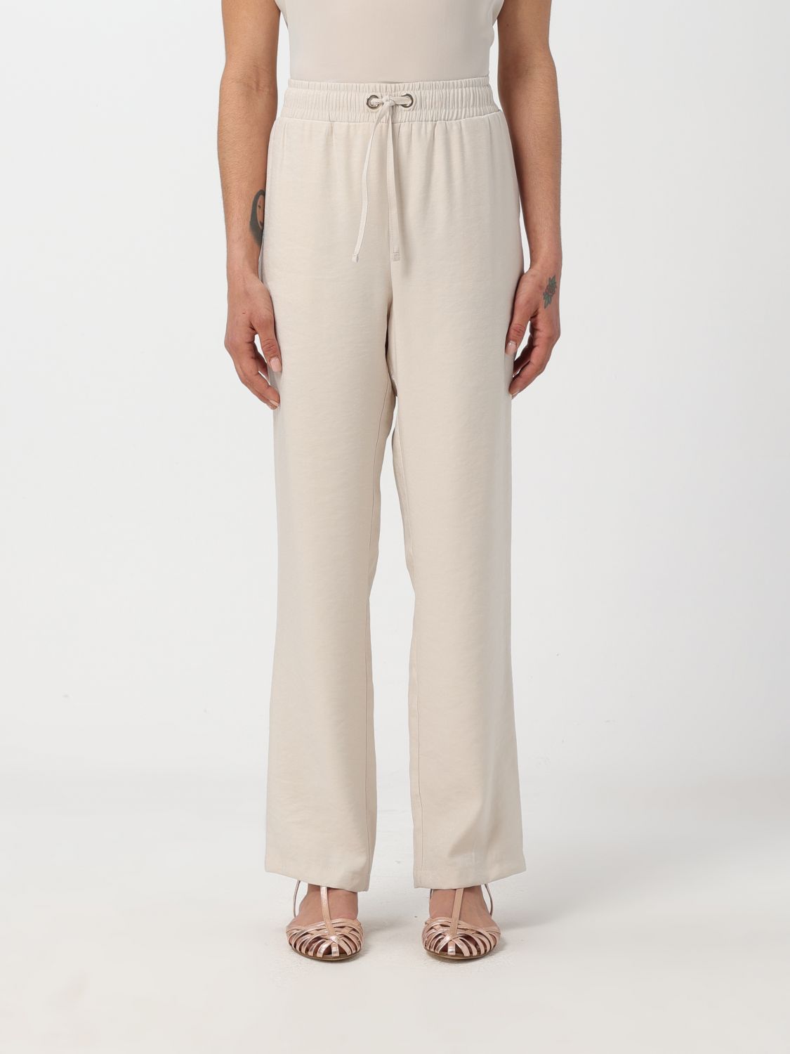 Liu Jo Trousers LIU JO Woman colour Natural