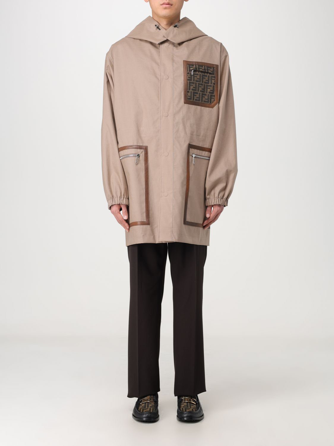 FENDI Jacket FENDI Men colour Beige