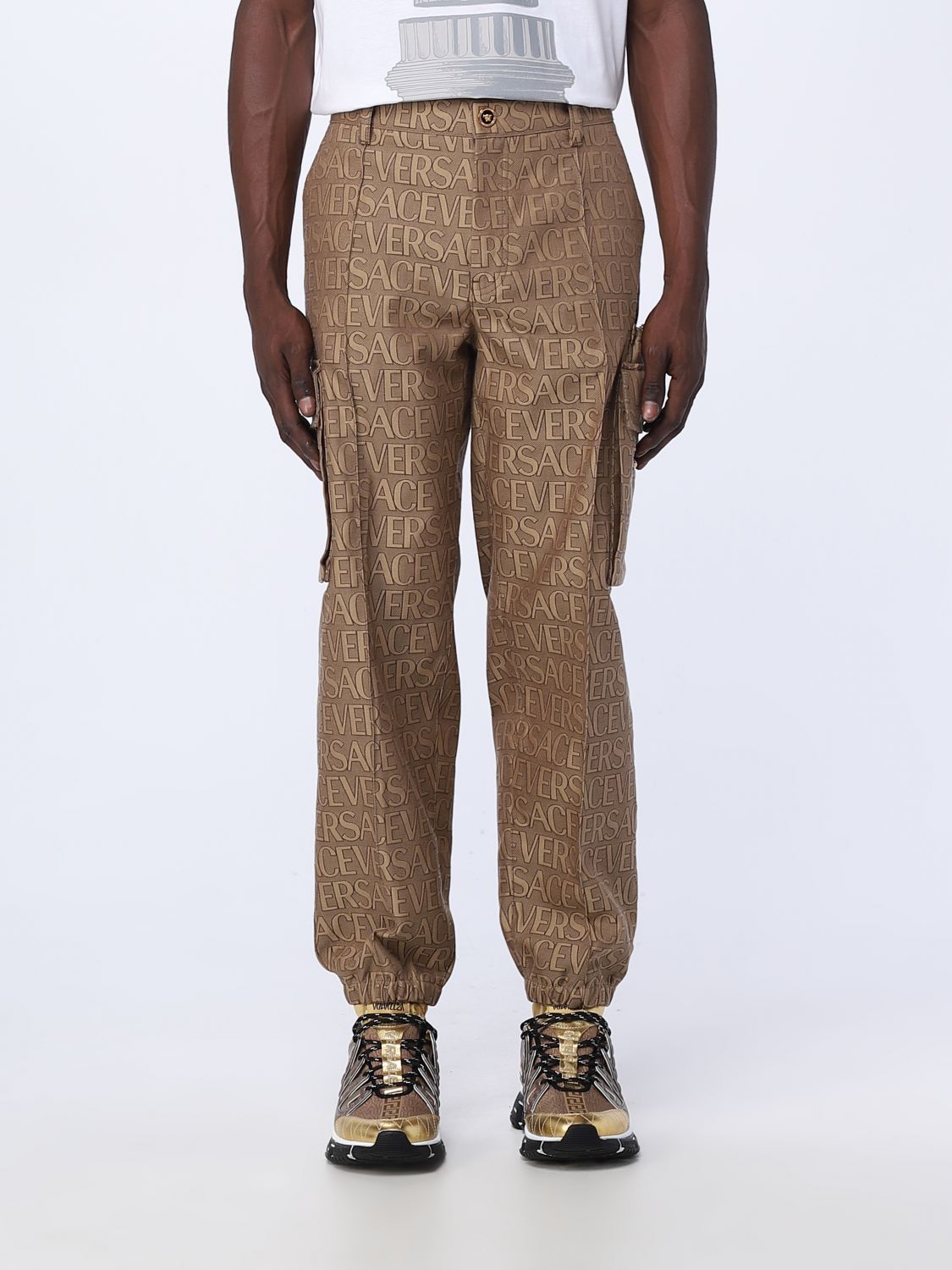 Versace Trousers VERSACE Men colour Beige