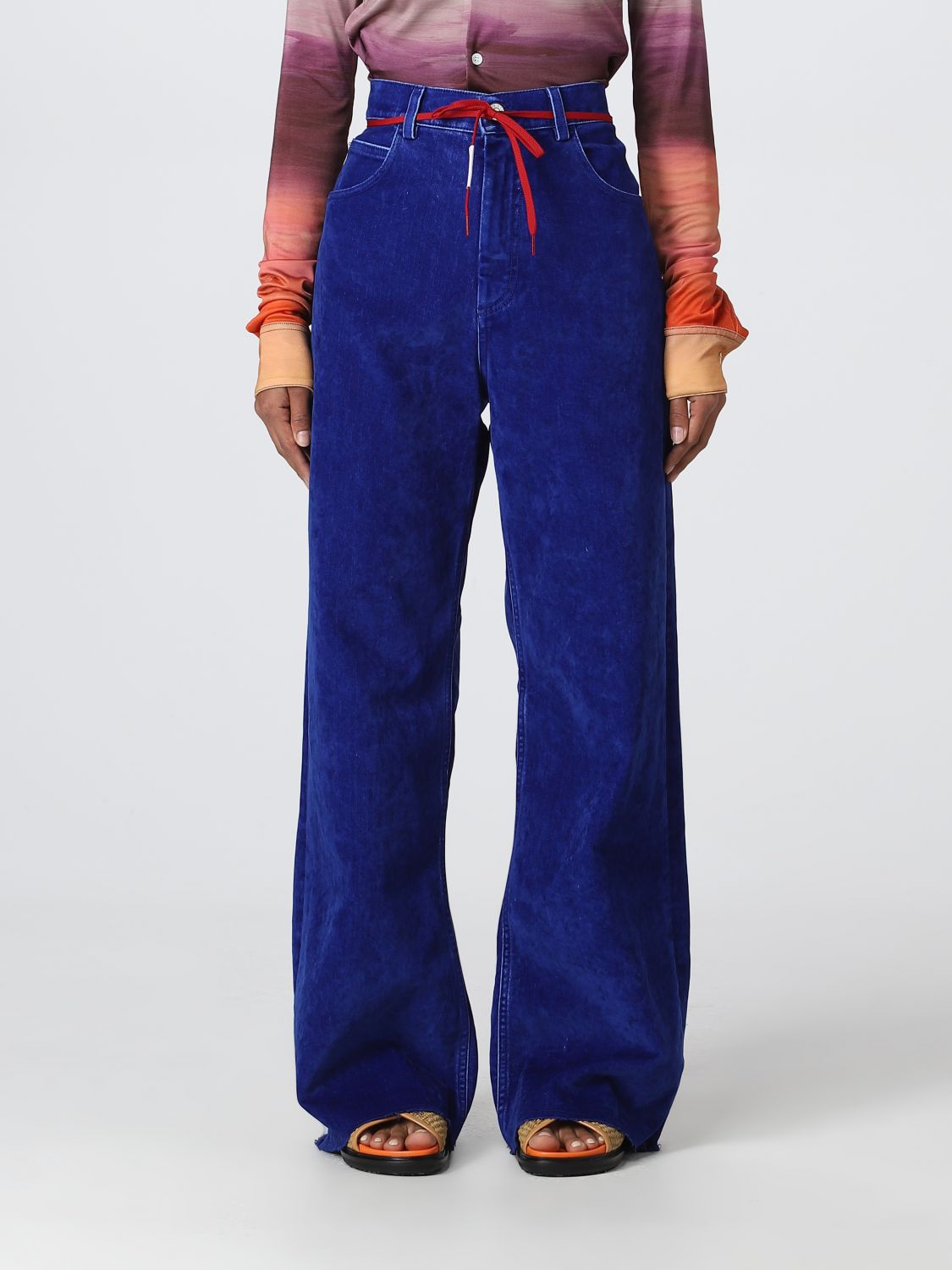 Marni Jeans MARNI Woman colour Sapphire