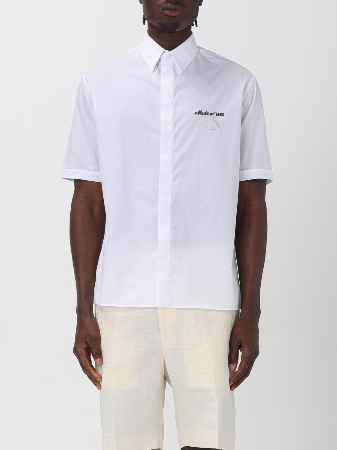 FENDI Shirt FENDI Men colour White