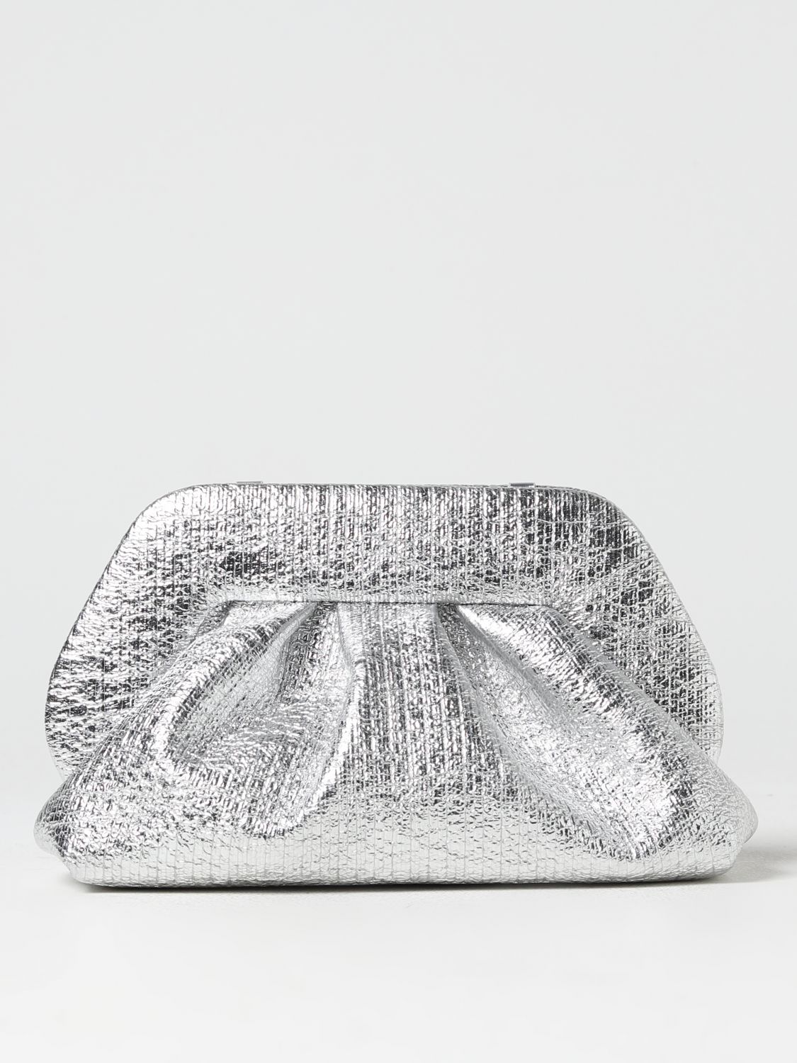 Themoirè Clutch THEMOIRÈ Woman colour Silver