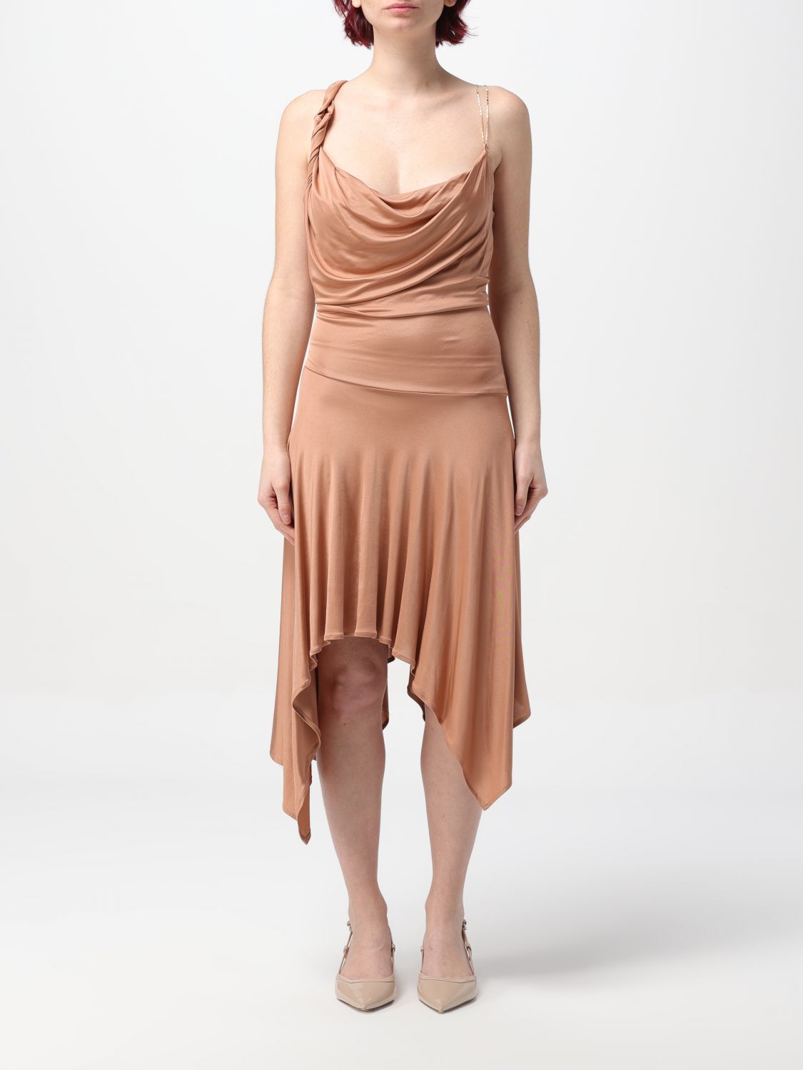 Pinko Dress PINKO Woman colour Brown