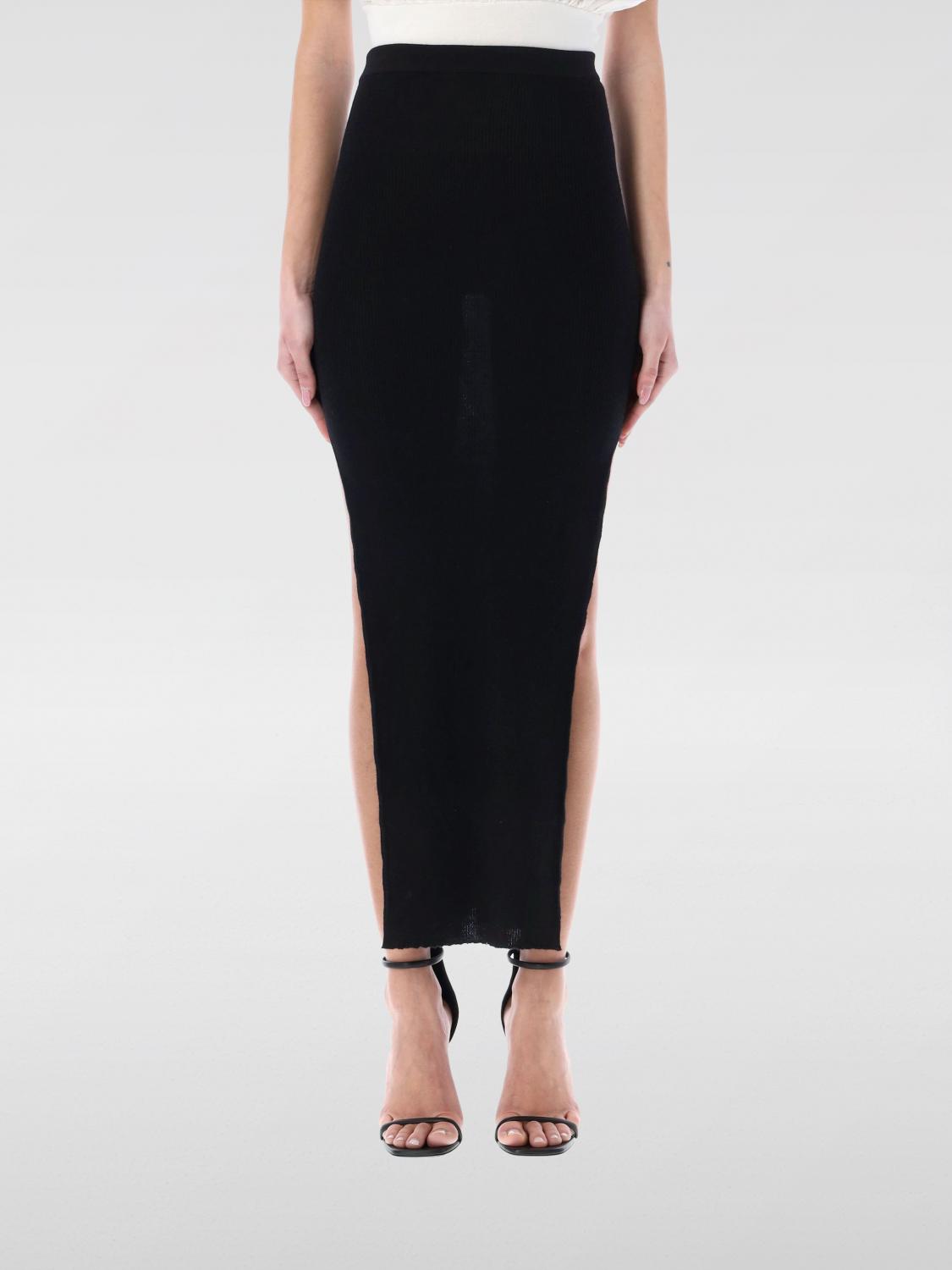 Rick Owens Skirt RICK OWENS Woman color Black