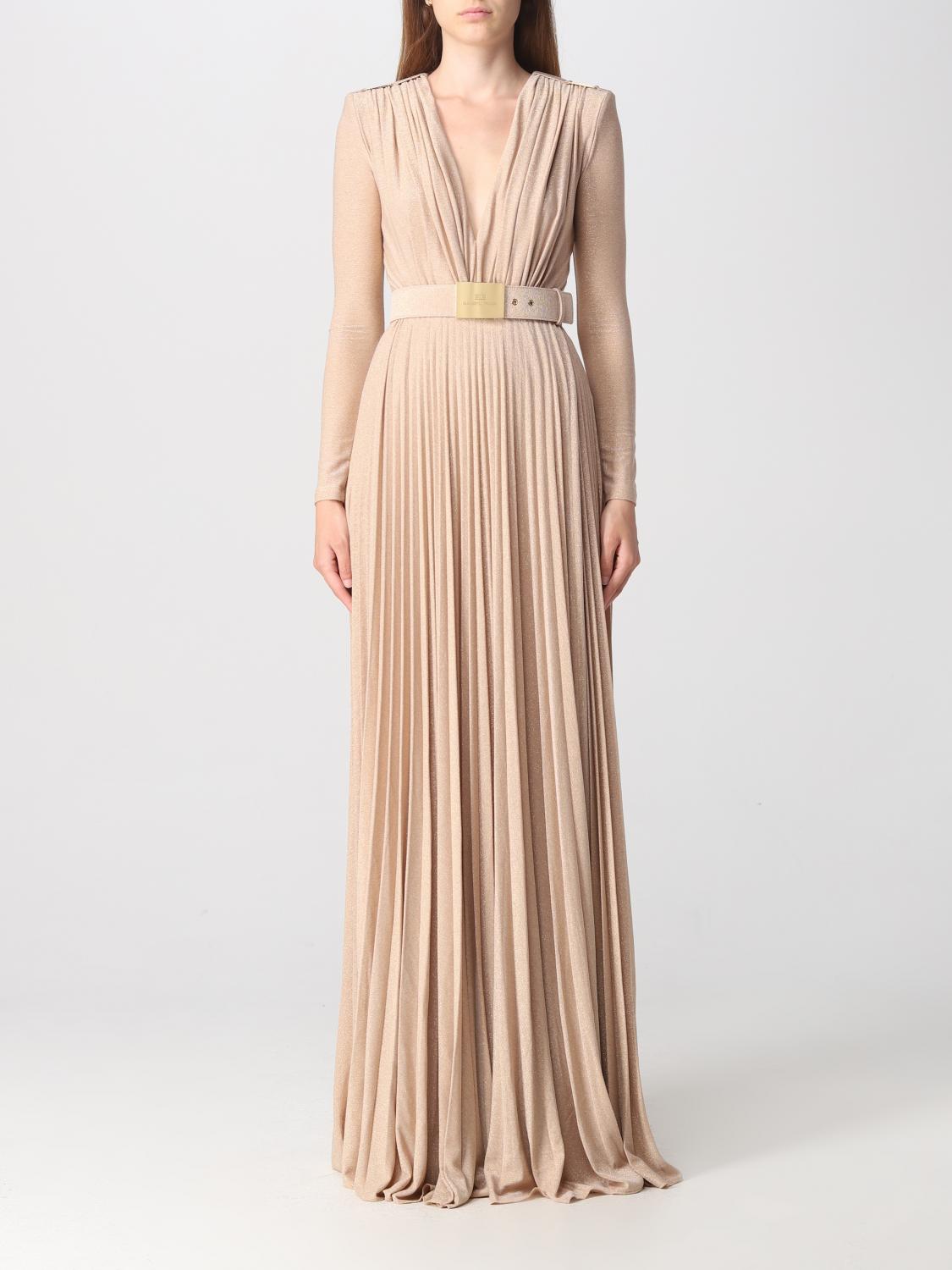 Elisabetta Franchi Dress ELISABETTA FRANCHI Woman colour Gold