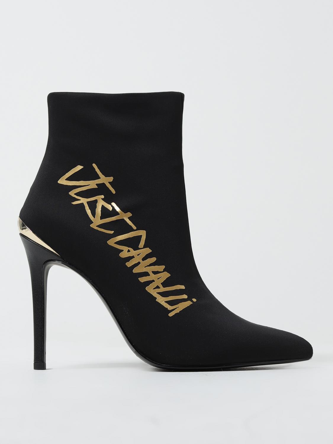 Just Cavalli Flat Ankle Boots JUST CAVALLI Woman colour Black