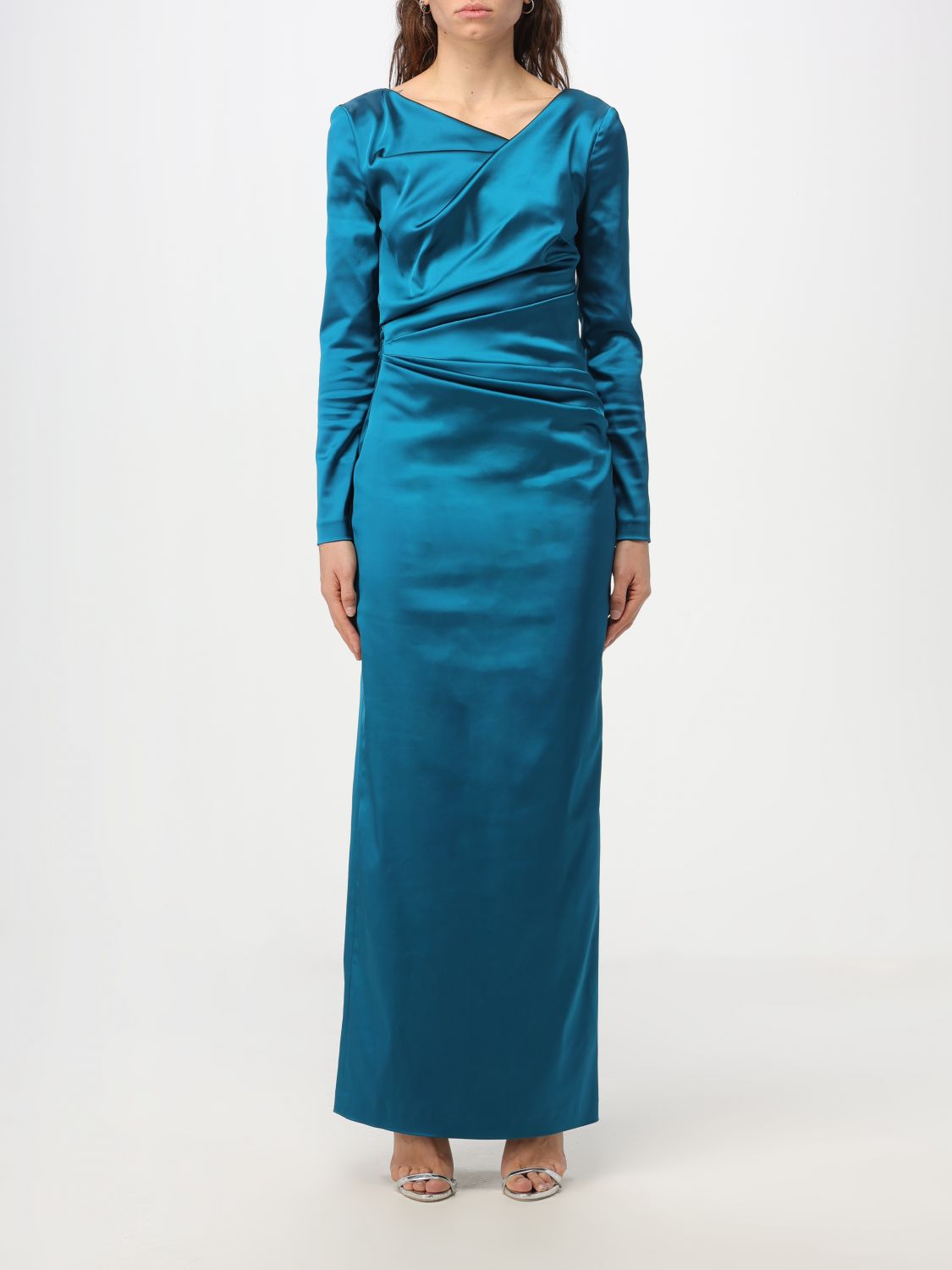 Talbot Runhof Dress TALBOT RUNHOF Woman colour Petroleum Blue