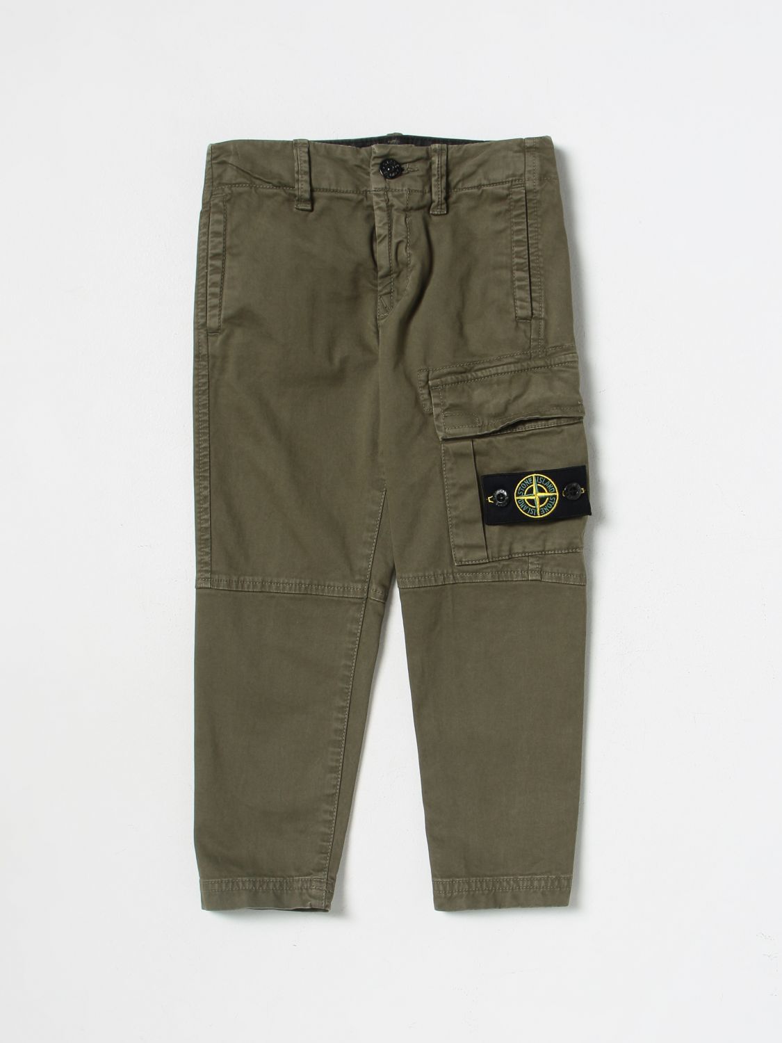 Stone Island Junior Trousers STONE ISLAND JUNIOR Kids colour Military