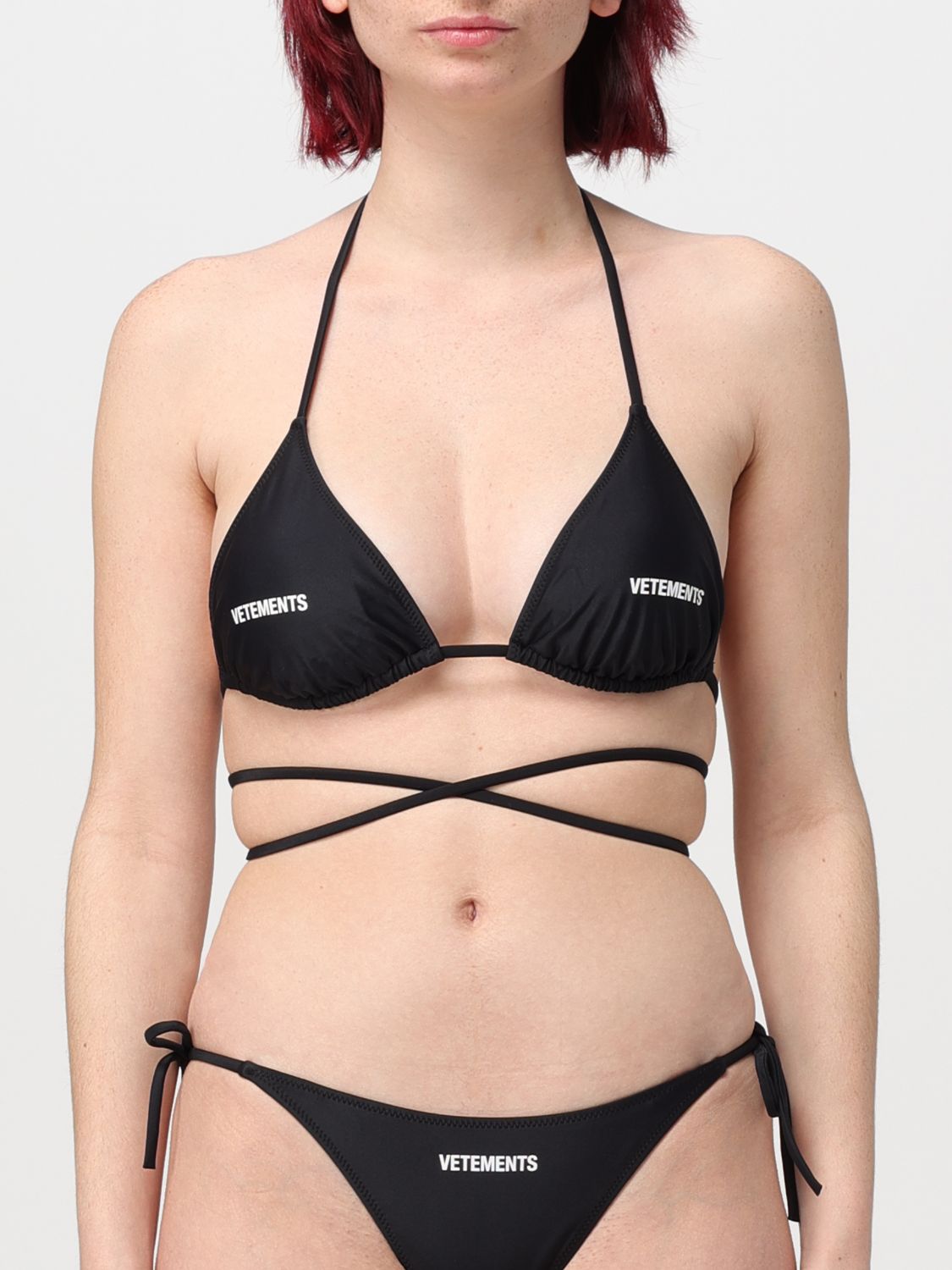 Vetements Swimsuit VETEMENTS Woman colour Black
