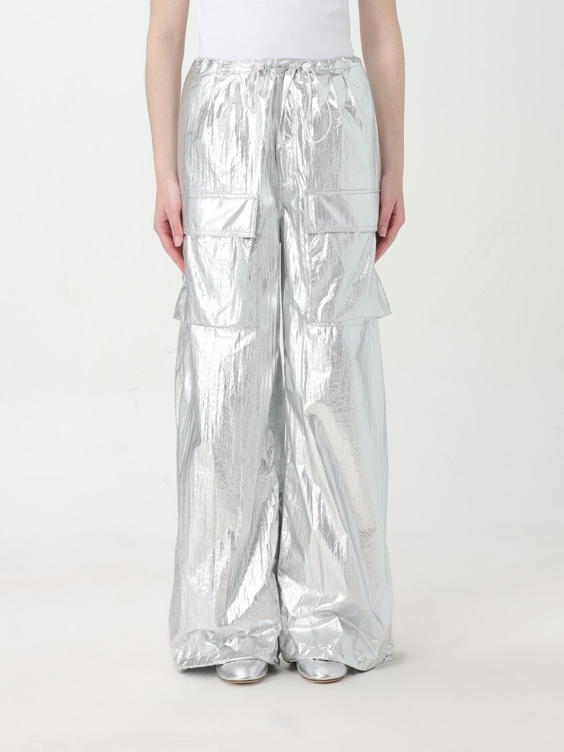 MM6 Maison Margiela Trousers MM6 MAISON MARGIELA Woman colour Silver