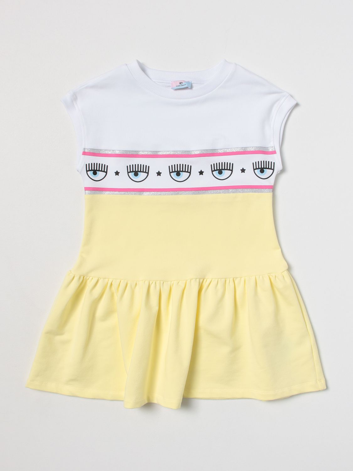 CHIARA FERRAGNI Dress CHIARA FERRAGNI Kids colour Yellow