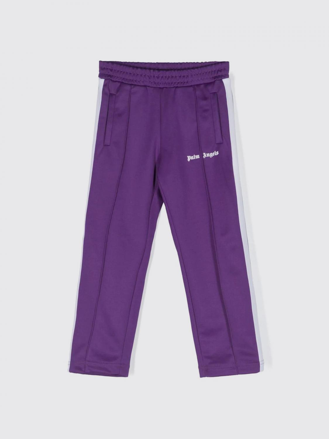 Palm Angels Kids Pants PALM ANGELS KIDS Kids color Violet