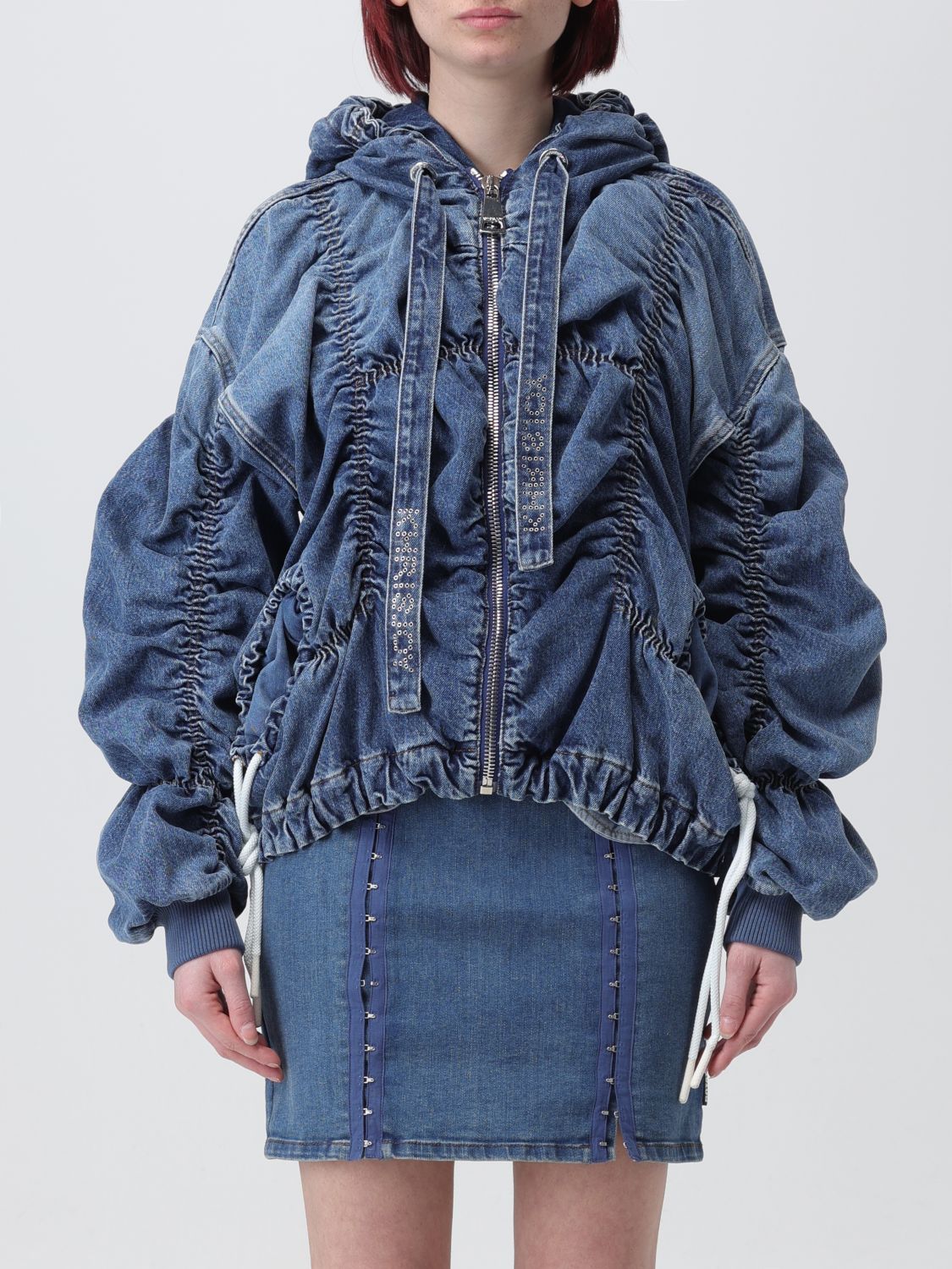 Khrisjoy Jacket KHRISJOY Woman colour Denim