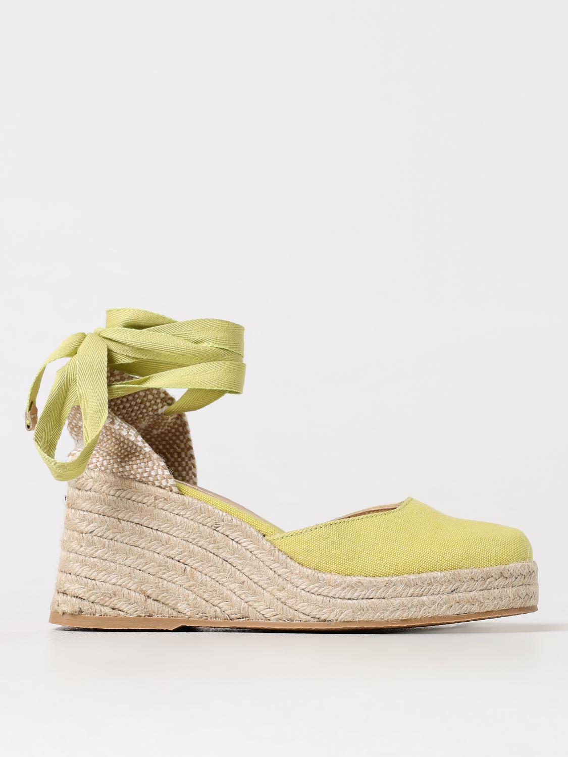 Castañer Wedge Shoes CASTAÑER Woman color Yellow