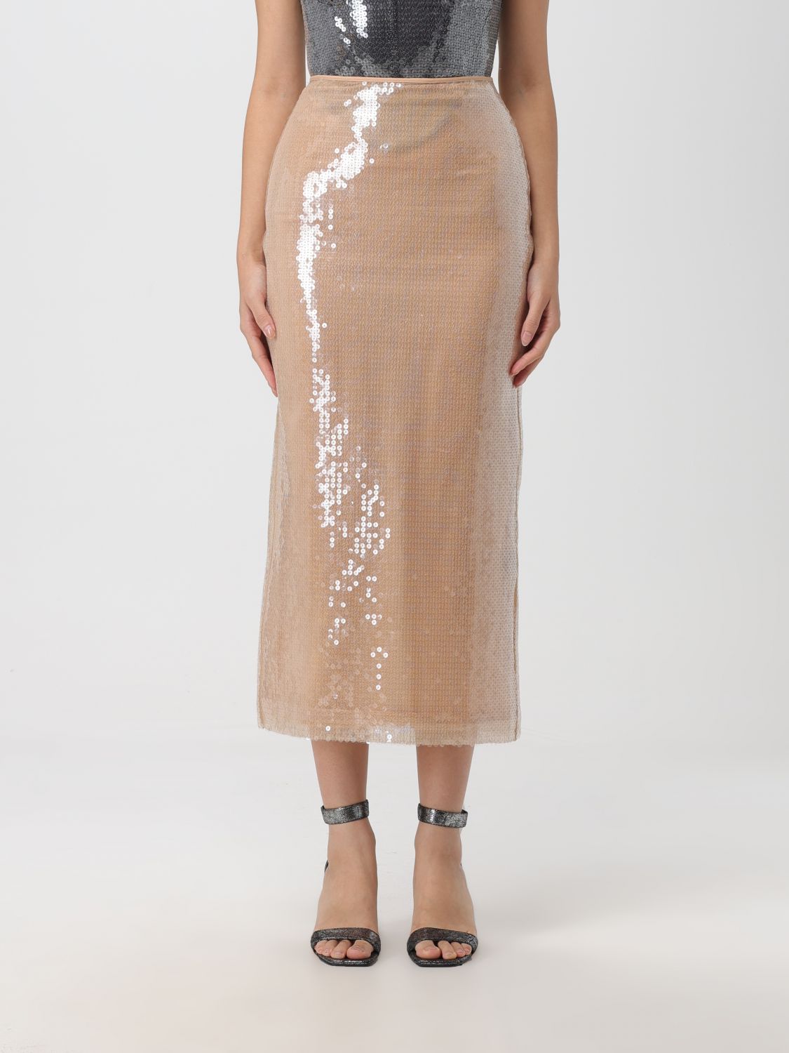 David Koma Skirt DAVID KOMA Woman colour Beige