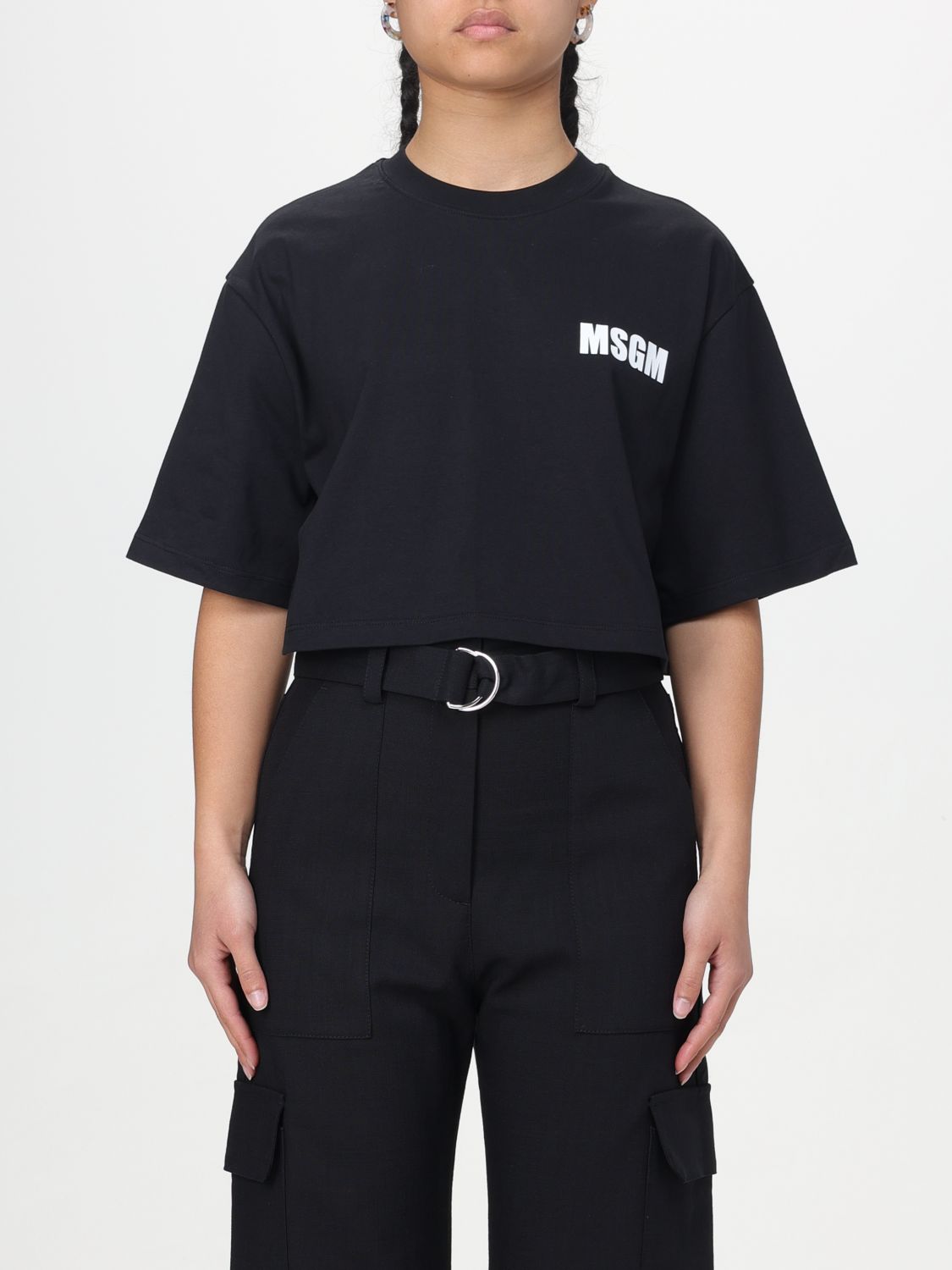 Msgm T-Shirt MSGM Woman colour Black