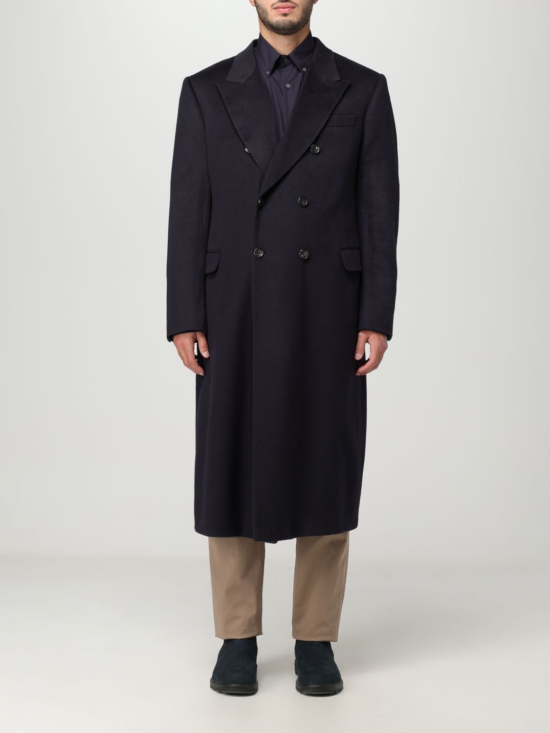 Emporio Armani Coat EMPORIO ARMANI Men colour Blue