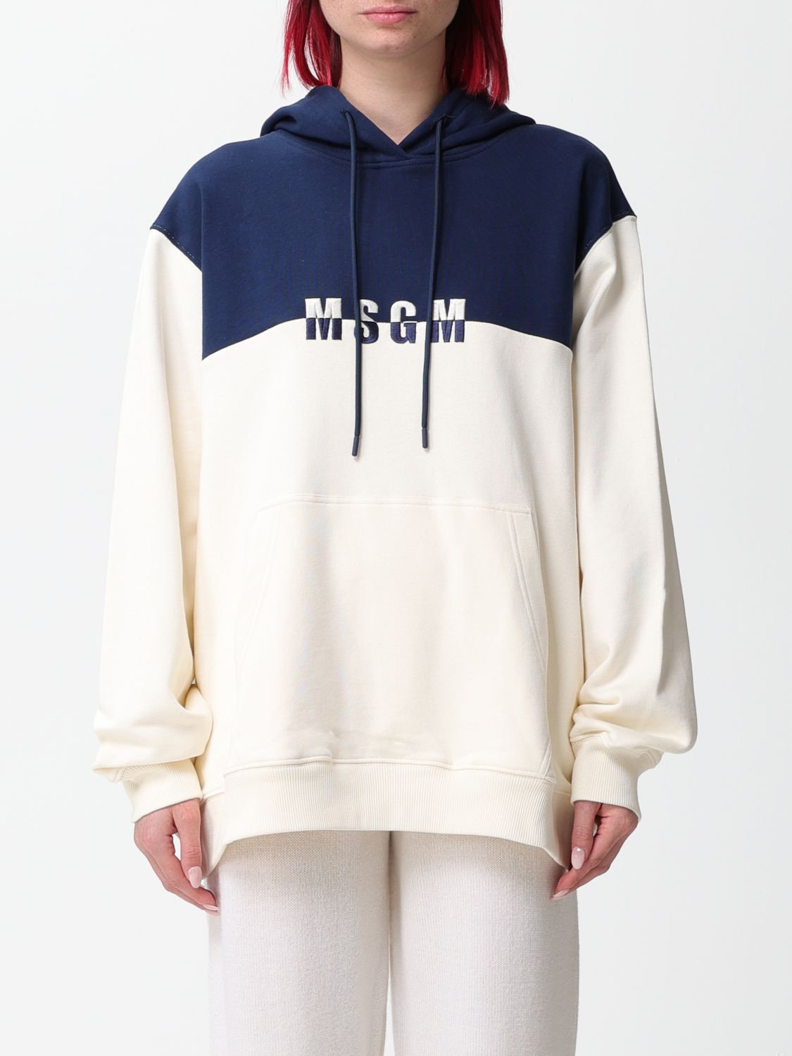 Msgm Sweatshirt MSGM Woman colour Cream