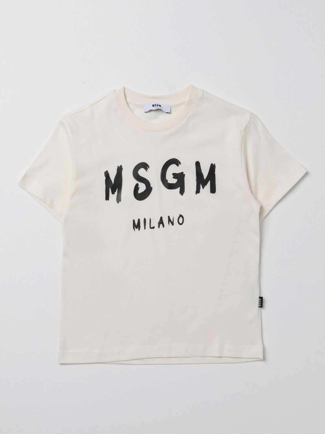 Msgm Kids T-Shirt MSGM KIDS Kids colour Cream