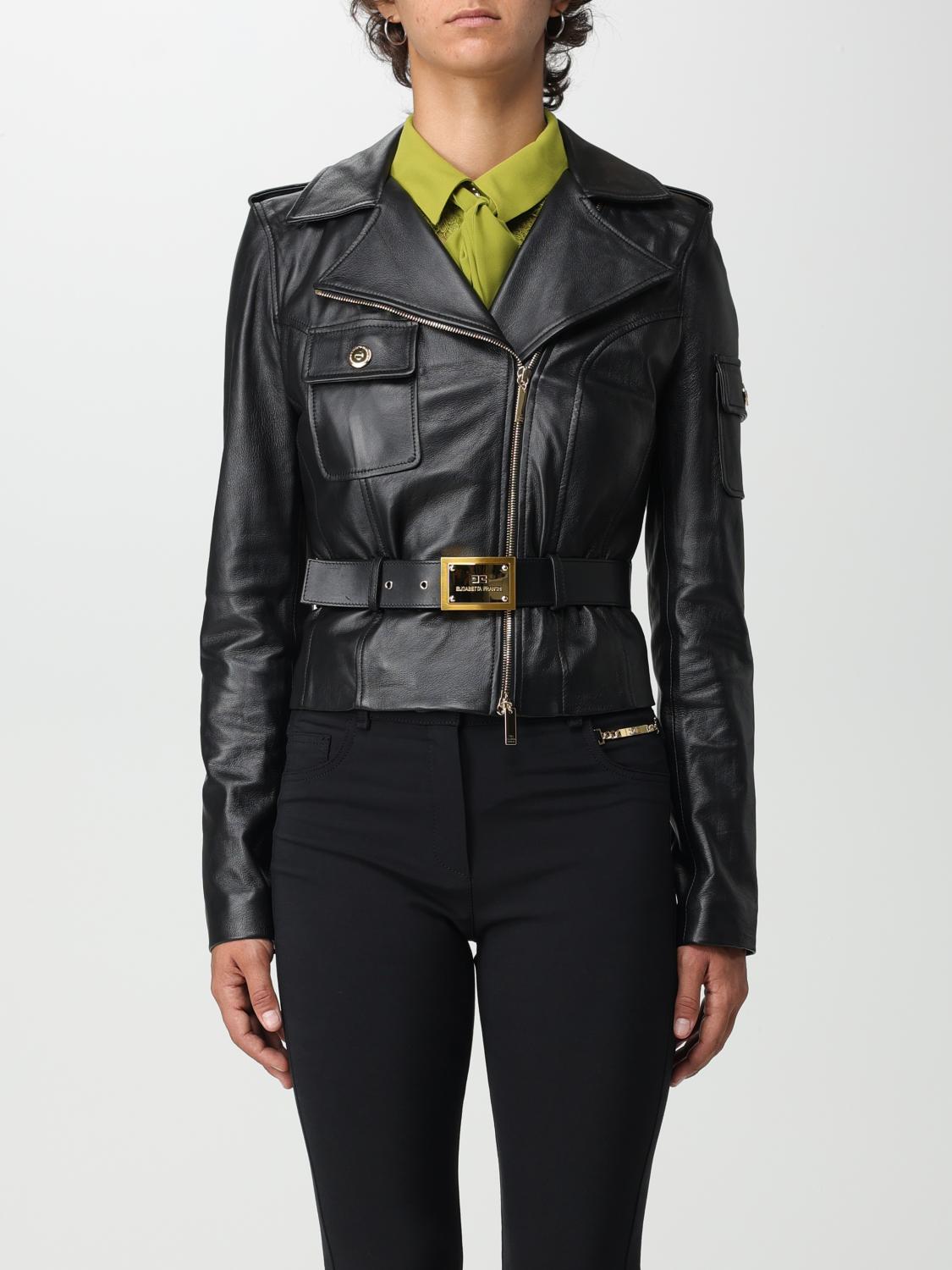 Elisabetta Franchi Jacket ELISABETTA FRANCHI Woman colour Black