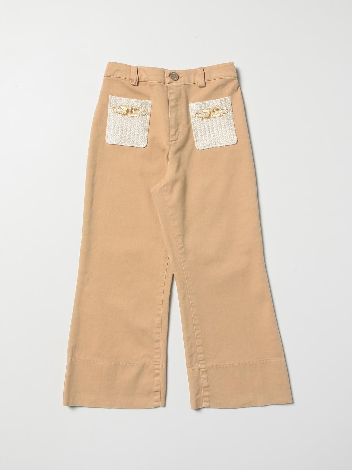 Elisabetta Franchi Trousers ELISABETTA FRANCHI Kids colour Camel