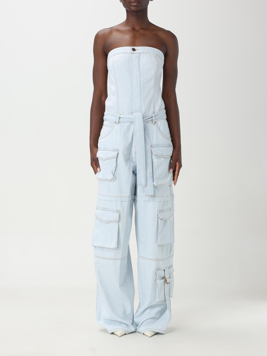 Pinko Dungaree PINKO Woman colour Denim